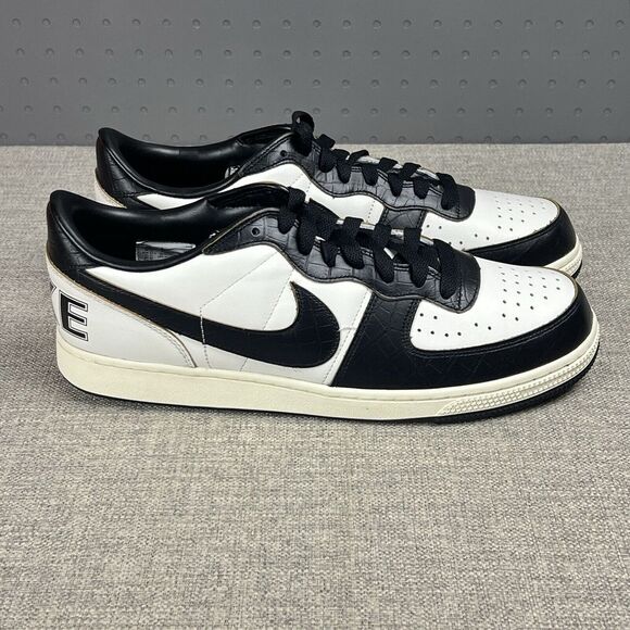 Nike Terminator Low Mens 13 FQ8127-030 Black White Lifestyle Casual Shoes Panda - Picture 3 of 10